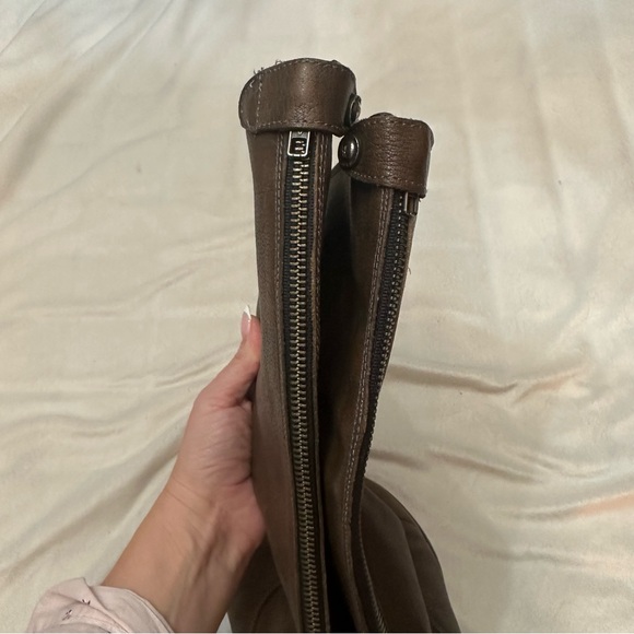 FRYE Melissa Button Back Zip Tall Riding Boots Size 6.5 - Picture 8 of 8